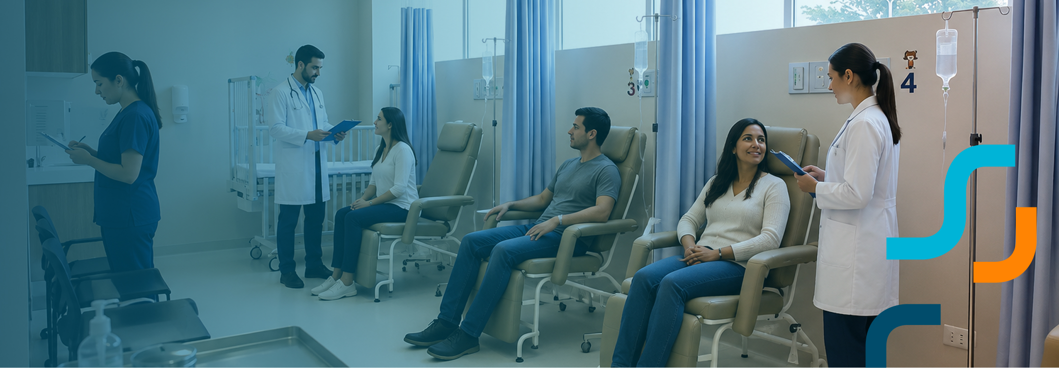 Área de atención de emergencias de Clínica de Las Américas